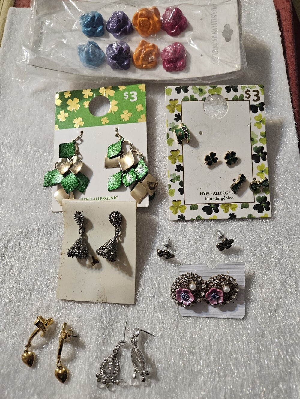 Assorted Gold and Silver Earrings - Fashion Jewelry Set